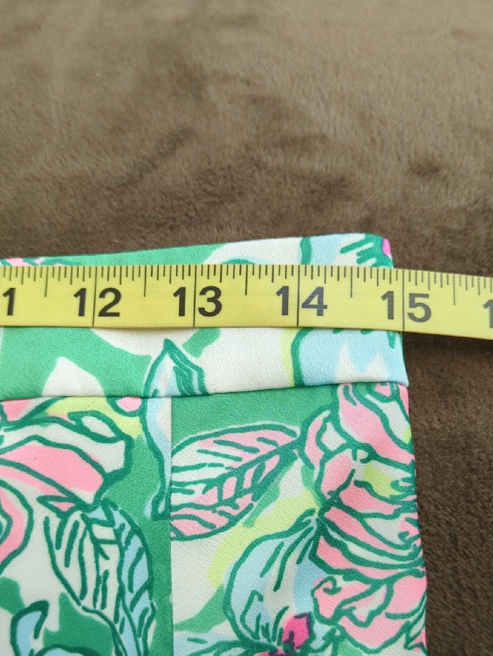 Lilly Pulitzer Rennox Green & Pink Floral Midi Skirt Size 6 - Picture 12 of 12